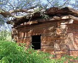 Tarahumara granary at Mission Garden