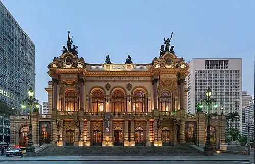 Theatro Municipal in São Paulo, Brazil