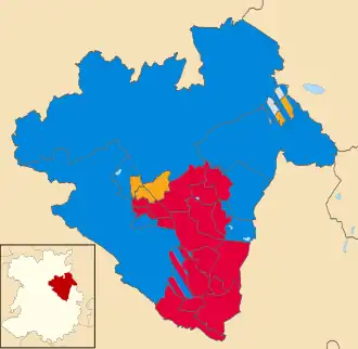 2019 results map