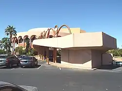 Different view of the Grady Gammage Memorial Auditorium .