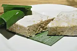 Image 18Tempe, is an Indonesian fermented food made from soybeans (from Culture of Indonesia)