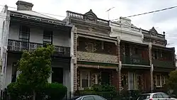 Royal Terrace. Charles Street, Abbotsford, Melbourne Victoria (c1889)