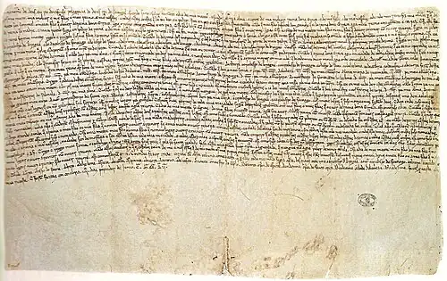 Will of Afonso II of Portugal, 13th century