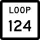State Highway Loop 124 marker