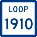 State Highway Loop 1910 marker
