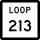 State Highway Loop 213 marker