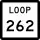 State Highway Loop 262 marker