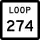 State Highway Loop 274 marker