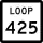 State Highway Loop 425 marker