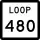 State Highway Loop 480 marker