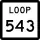 State Highway Loop 543 marker