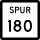 State Highway Spur 180 marker