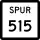 State Highway Spur 515 marker