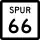 State Highway Spur 66 marker
