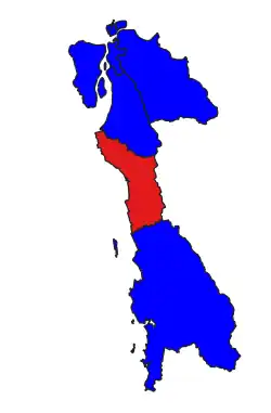 Location in Mawlamyine district