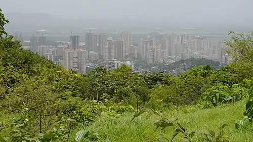 Skyline of Thane as seen from Yeoor Hills
