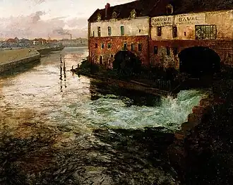 Vieille fabrique sur la Somme 1896-1897