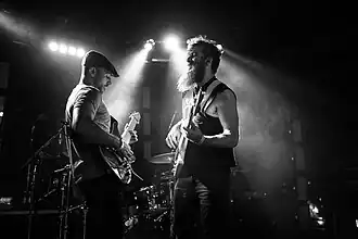 The Number Twelve performing in Germany on a 2017 tour in support of the Dillinger Escape Plan