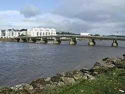 Rosbercon is connected to New Ross via the Barrow Bridge