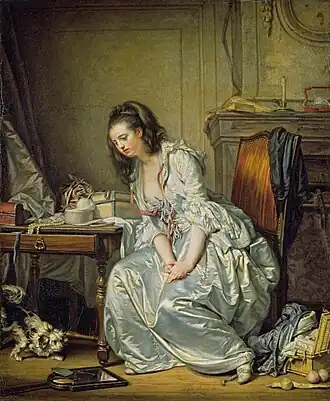 The Broken Mirror, 1763