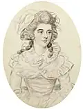 The Duchess of Devonshire by John Downman, c. 1780