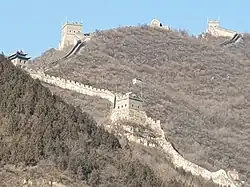 Great Wall in Yanqing, Beijing during winter