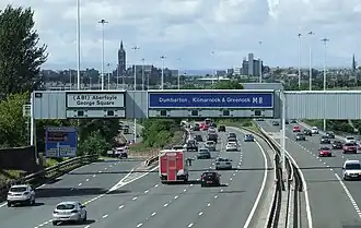 The M8 motorway in Glasgow - geograph.org.uk - 3604193.jpg