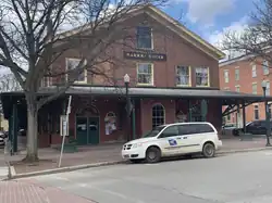 This Image shows another establishment of Meadville that animals would be auctioned off until it turned into a breakfast place