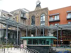 The Old Brewery (1882-2003) The image was taken after the brewery was converted into a mixed-use development of shops, restaurants and flats.