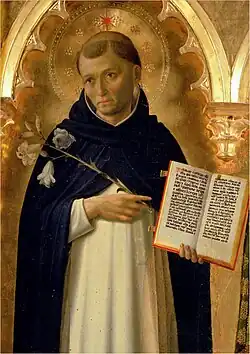 The Perugia Altarpiece, Side Panel Depicting St. Dominic; by Fra Angelico