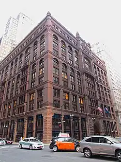 The Rookery Building in Chicago, (1886)