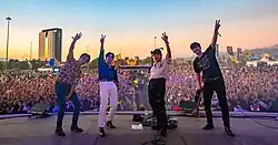 The Rose performing at Lollapalooza Chile 2023