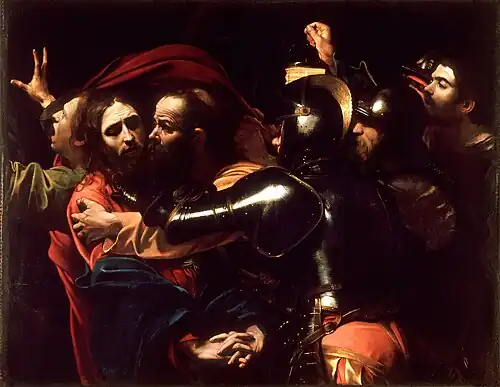 The Taking of Christ by Caravaggio, 1602