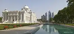 Parliament House in Dousti Square (Dushanbe)