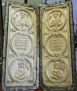 Diptych of Theodorus Filoxenus Sotericus Filoxenus, consul in 525