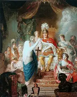 Apotheosis of Prince Augustus Ferdinand (1779) by Anna Dorothea Therbusch, Royal Castle in Warsaw
