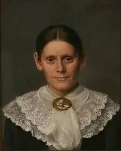 Portrait of Thora Juliane Madsen, née Nielsen, 1890