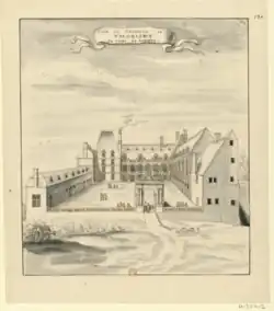 View of the renaissance castle