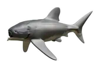 Titanichthys, a planktivorous arthrodire from the Famennian of the Cleveland Shale of Ohio.