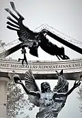 Archangel Gabriel at the Liberty Square, Budapest