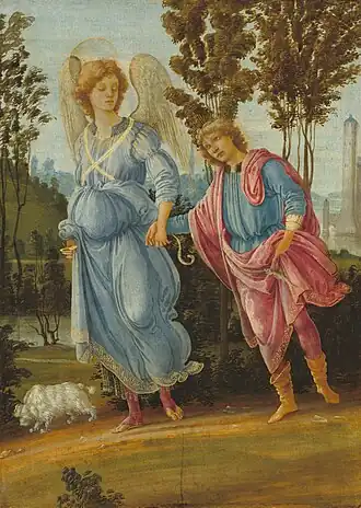 Tobias and the Angel, Filippino Lippi,  1472–1482