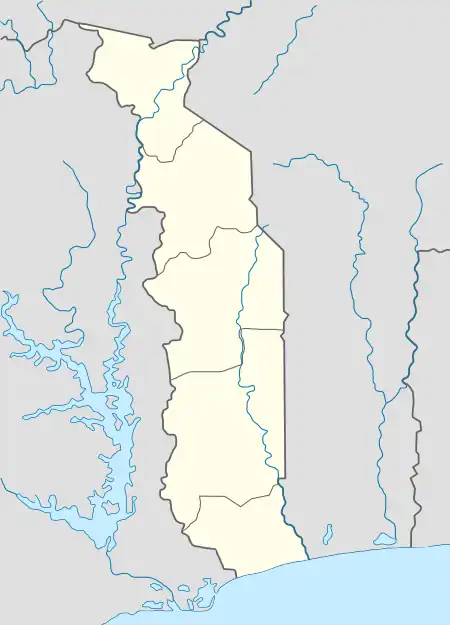 Koukoude is located in Togo
