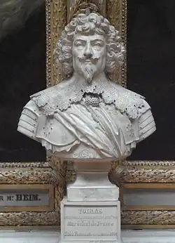The Governor of Île de Ré (and future Marshal of France) Toiras led the defense of Saint-Martin-de-Ré. Versailles.