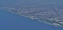 Aerial view of Mihama