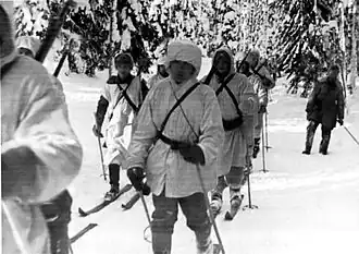 Finnish skiers of the Talvela Group