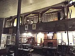 Balcony inside the Bird Cage Theatre