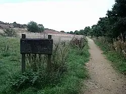 Tong Moor Nature Reserve - looking east.