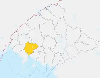 Location of Tongrim County