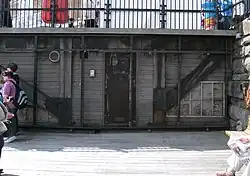 The site of the shrine in May 2009, before Ianto's death.