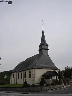 The church in Toutainville